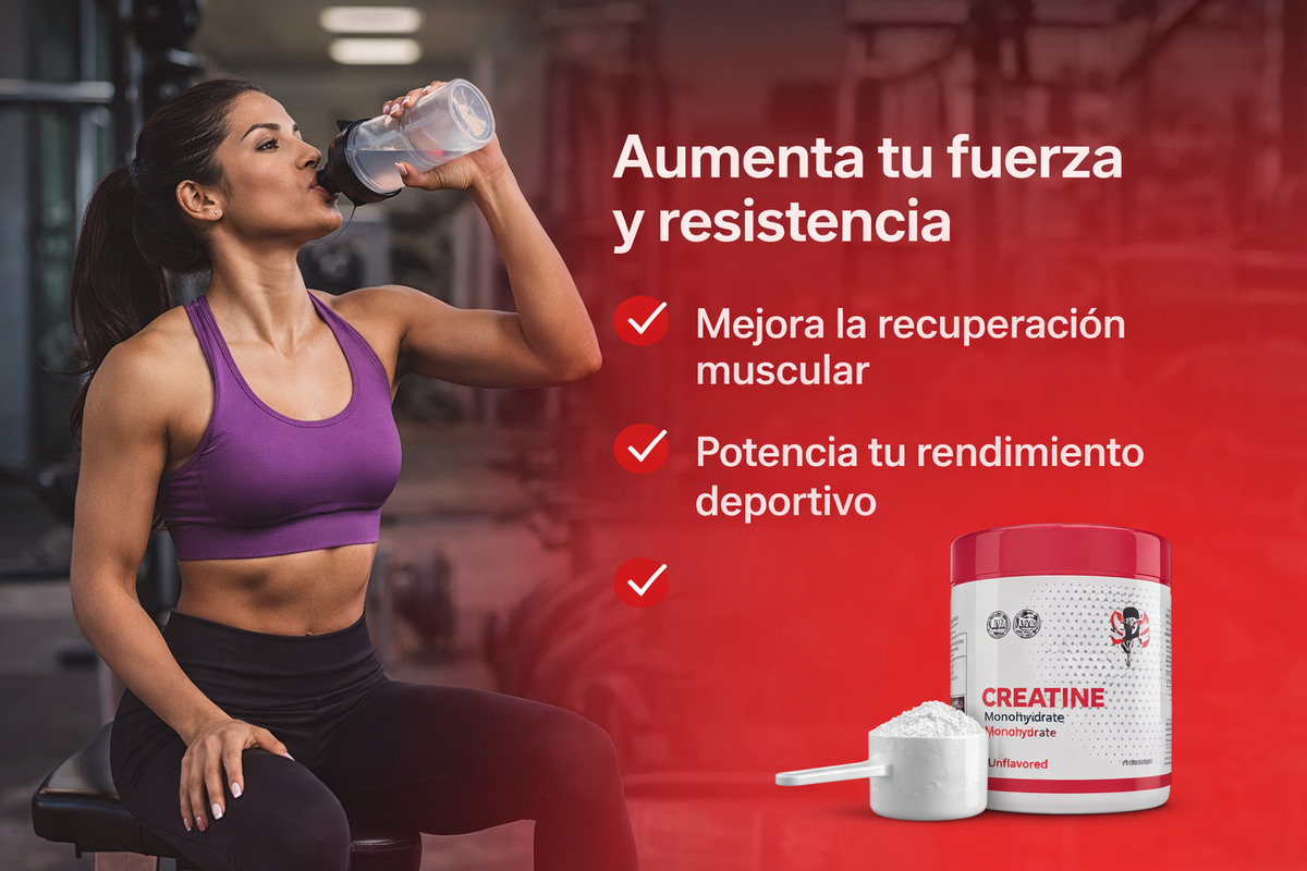 Creatina Monohidratada 240g – Fuerza y Recuperación